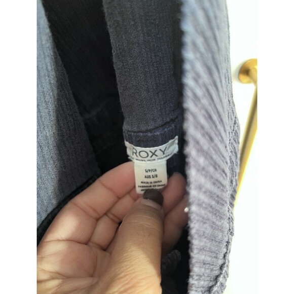 Roxy VTG Y2K Blue Corduroy Carpenter Bib Overalls Women's Size Small - Picture 5 of 7